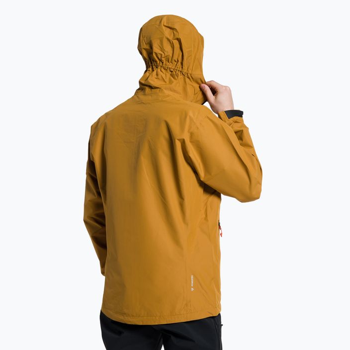 Jachetă de ploaie pentru bărbați Salewa Puez Aqua 4 PTX 2.5L maro 00-0000028615 3
