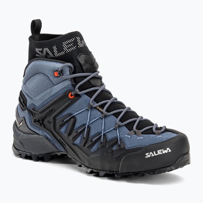 Salewa bărbați Wildfire Edge Mid GTX pantof de abordare negru-albastru 00-0000061350