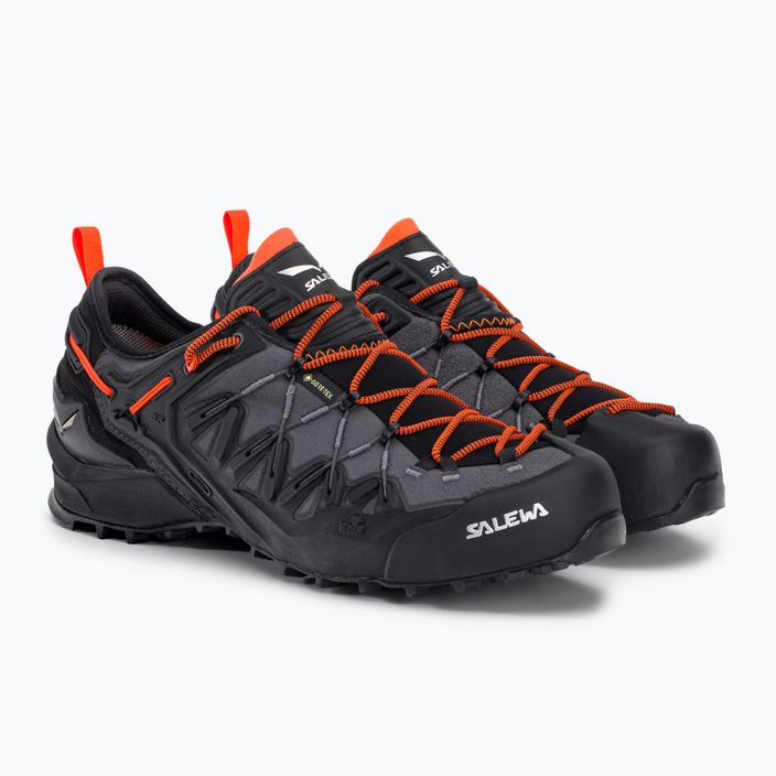 Pantof de abordare Wildfire Edge GTX pentru bărbați Salewa gri-negru 00-0000061375 4
