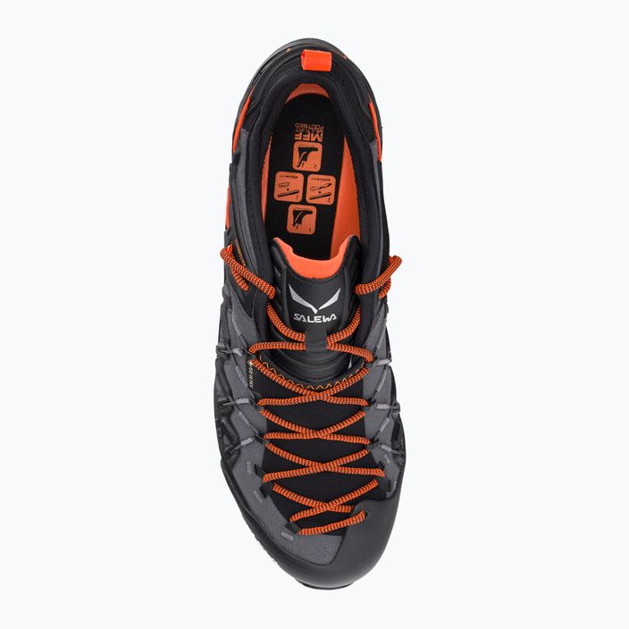 Pantof de abordare Wildfire Edge GTX pentru bărbați Salewa gri-negru 00-0000061375 6