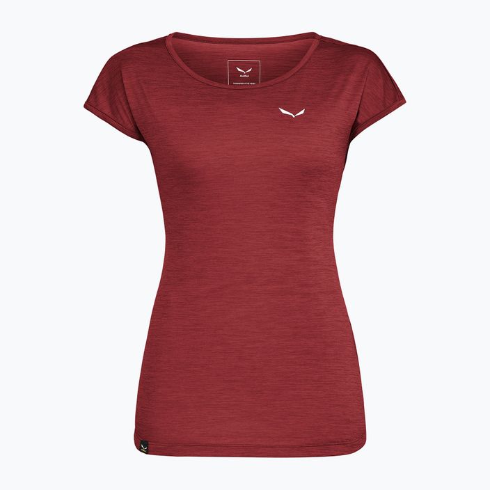 Tricou pentru femei  Salewa Puez Melange Dry syrah melange