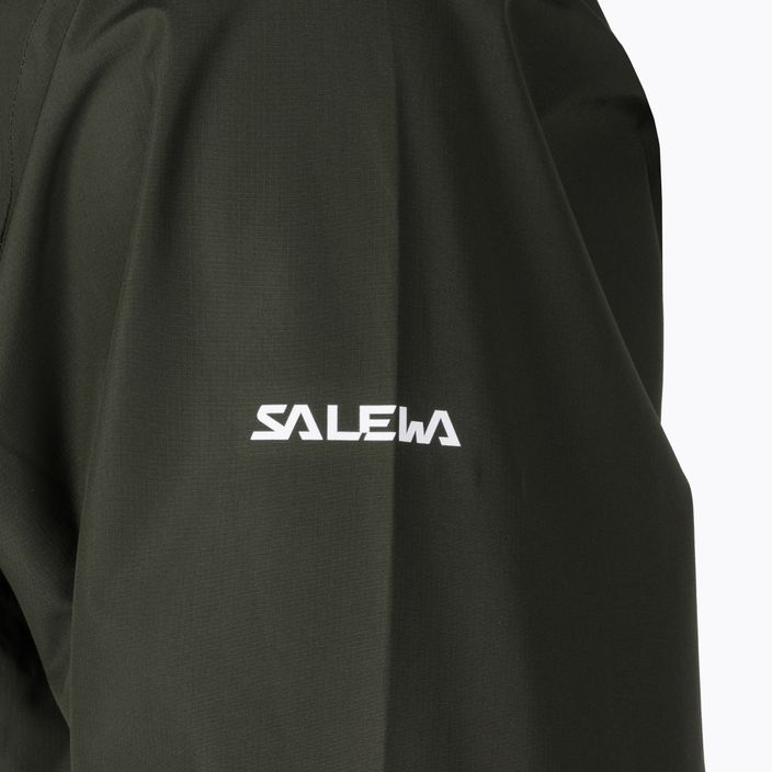 Jachetă de ploaie pentru bărbați Salewa Puez Aqua 4 PTX 2.5L dark olive 4