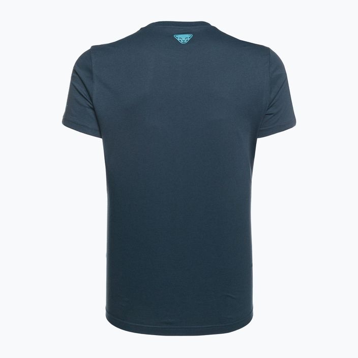 Tricou pentru bărbați DYNAFIT Graphic CO blueberry/schiuri 2