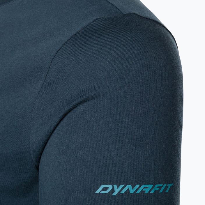 Tricou pentru bărbați DYNAFIT Graphic CO blueberry/schiuri 4