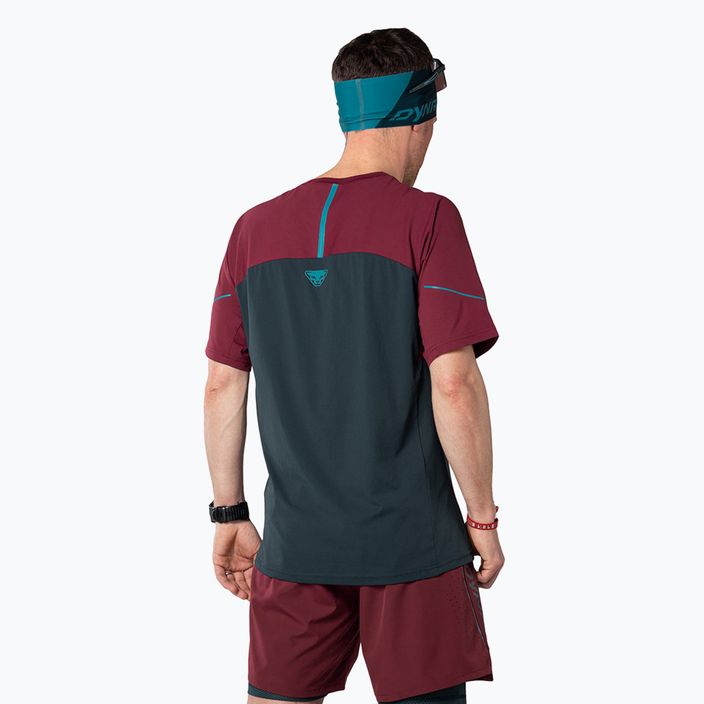 Tricou de alergat pentru bărbați DYNAFIT Alpine Pro blueberry/burgundy 3