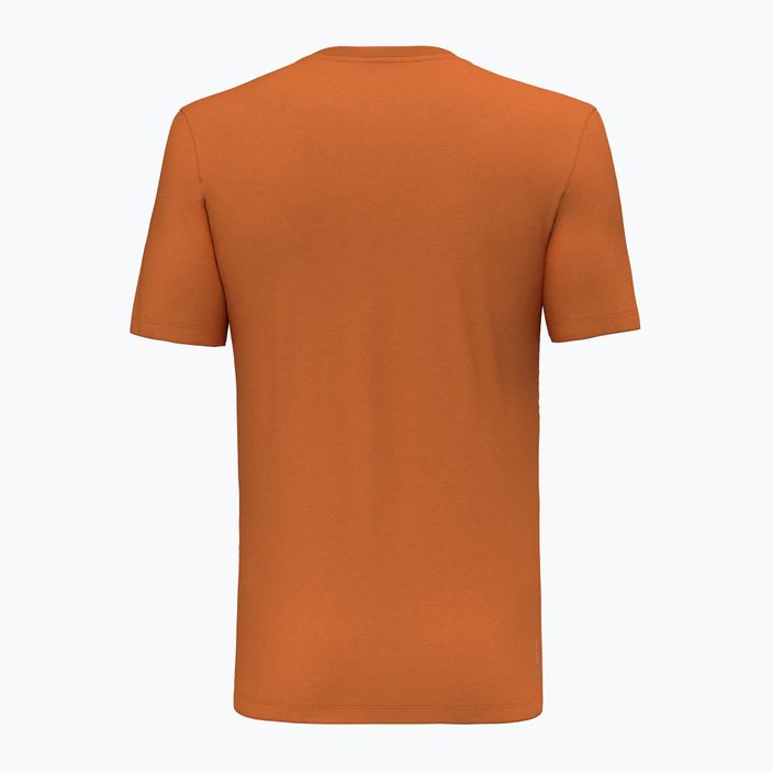 Tricou pentru bărbați Salewa Pure Eagle Frame Dry burnt orange 2