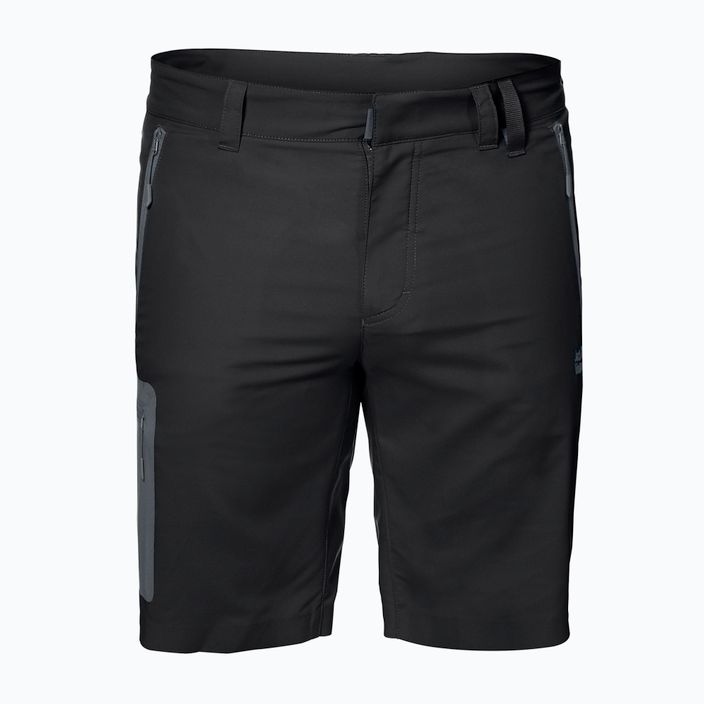 Jack Wolfskin Active Track pantaloni scurți softshell pentru bărbați negru 1503791_6000_046 5
