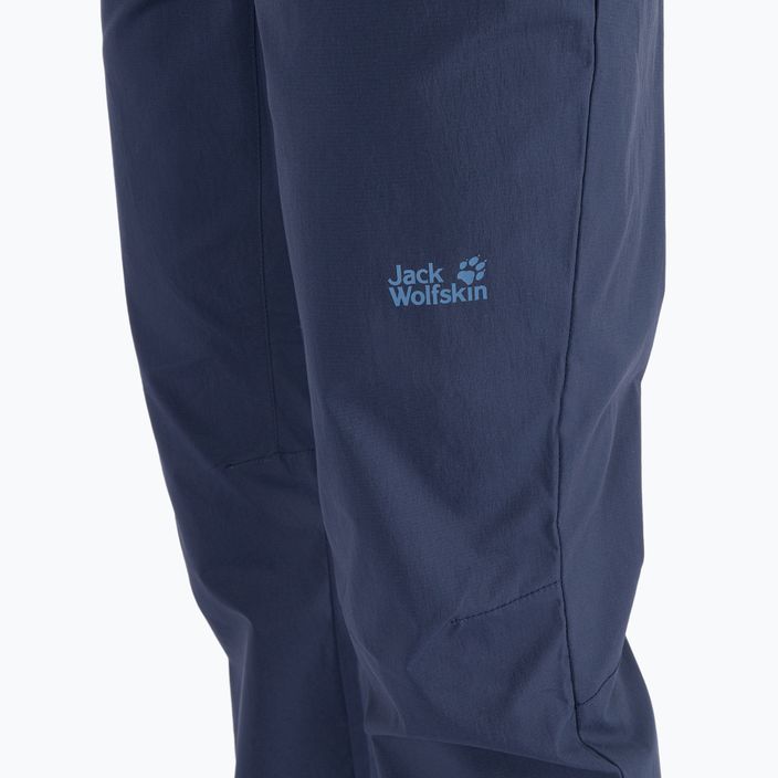 Pantaloni femeie softshell Jack Wolfskin Activate Light albastru marin 1503842_1910_034 5
