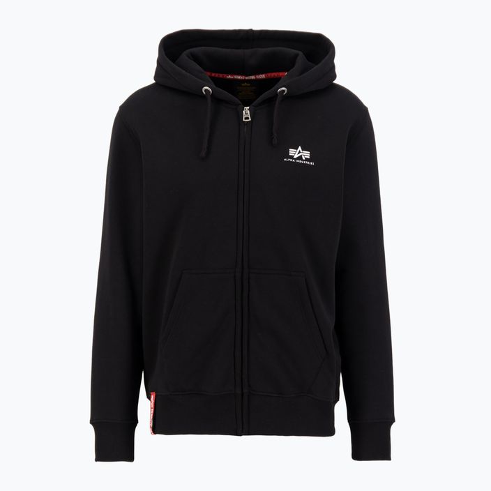 Bluză pentru bărbați Alpha Industries Basic Zip SL black 2