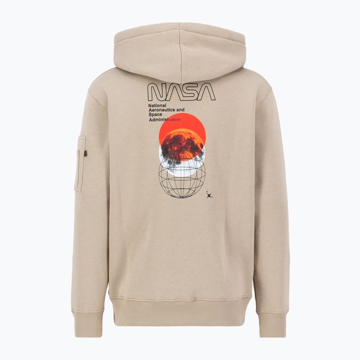 Bluză pentru bărbați Alpha Industries NASA Orbit vintage sand 2