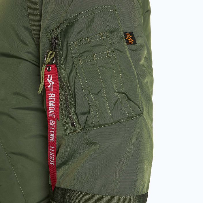 Alpha Industries jachetă pentru bărbați B15-3 TT verde salvie 5