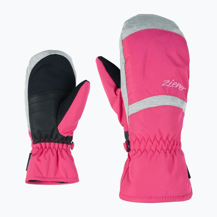 Mănuși de snowboard cu un singur deget pentru copii ZIENER Lejanos As Mitten, roz, 801947.766 5