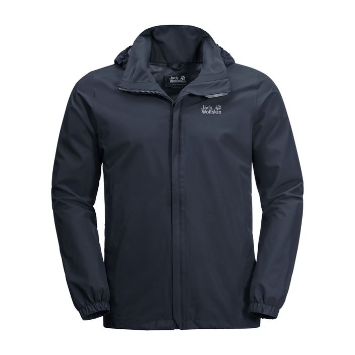 Jack Wolfskin jachetă de ploaie pentru bărbați Stormy Point albastru marin 1111141 2