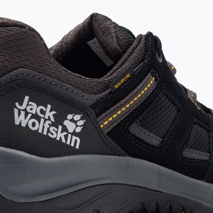 Jack Wolfskin cizme de trekking pentru bărbați Vojo 3 Texapore Low negru 4042441_6055_075 7