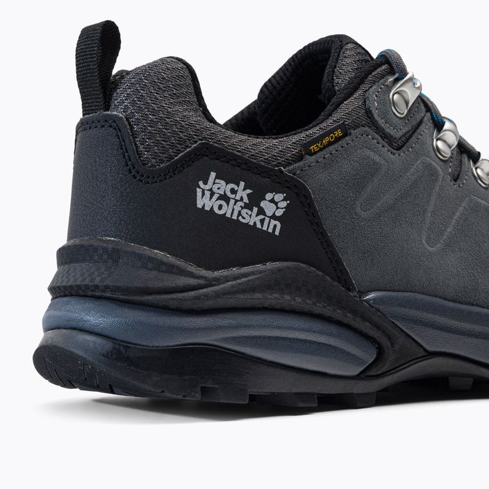Jack Wolfskin bărbați Refugio Texapore Low cizme de trekking gri-negru 4049851 7