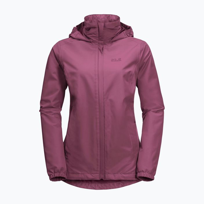 Jack Wolfskin jachetă de ploaie Stormy Point pentru femei, roz 1111201 5