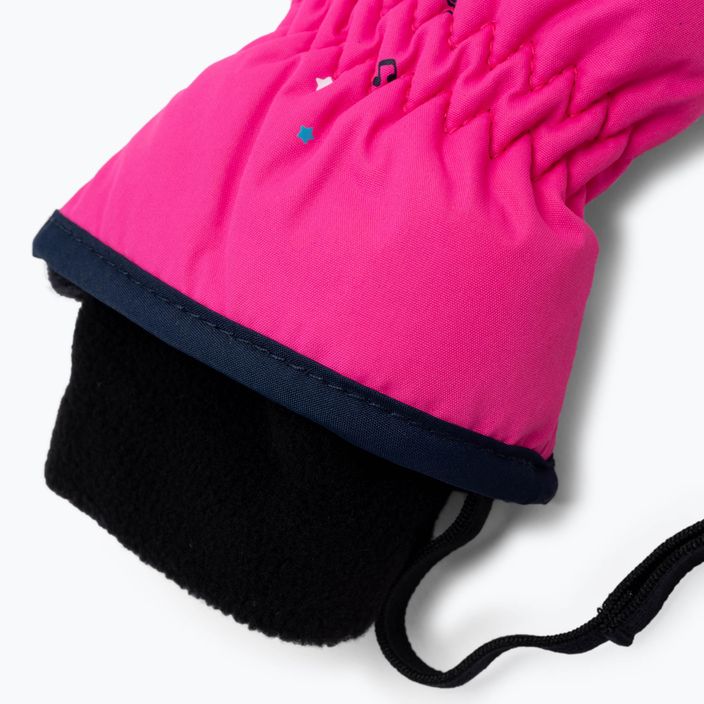 Mănuși de snowboard cu un singur deget pentru copii Reusch Mitten, roz, 48/85/405/350 4