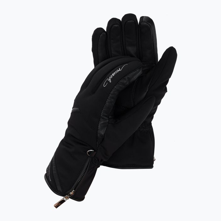 Mănuși de snowboard pentru femei Reusch Lore Stormbloxx, negru, 60/31/102/7702