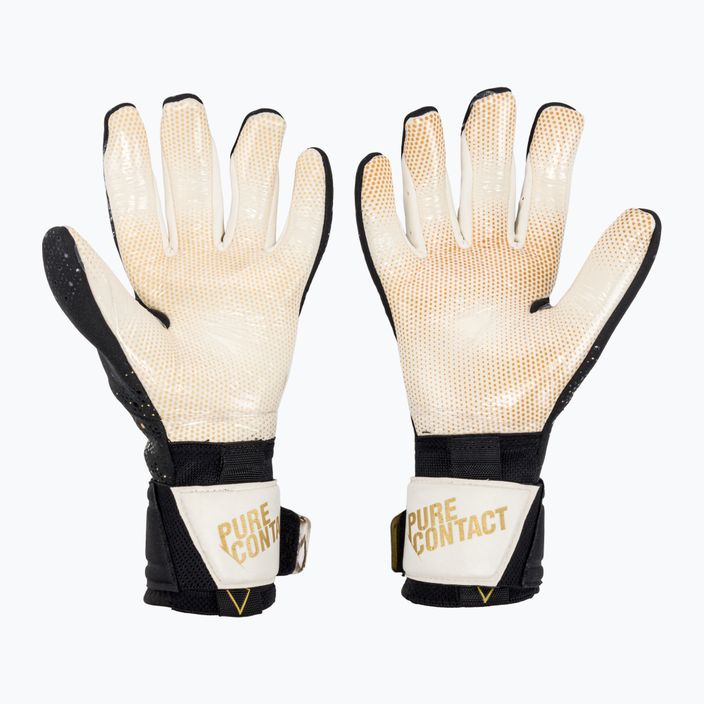 Mănuși de portar Reusch Pure Contact Gold X GluePrint negru-galbene 527075-7707 2