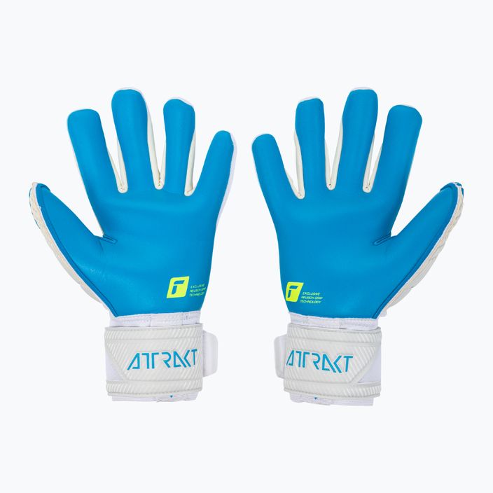 Mănuși de portar Reusch Attrakt Aqua albastru și alb 5270439 2