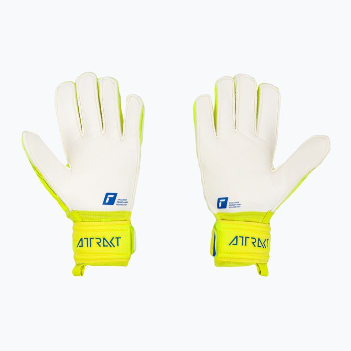 Mănuși de portar Reusch Attrakt Grip Grip Finger Support galben 5270810 2