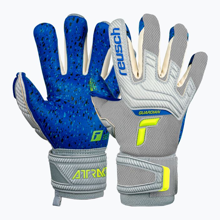 Mănuși de portar pentru copii Reusch Attrakt Fusion Finger Support Guardian gri pentru copii 5272940 7