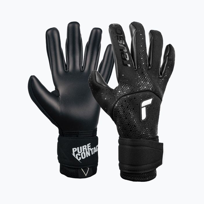 Mănuși de portar Reusch Pure Contact Infinity negre 5270700-7700 5