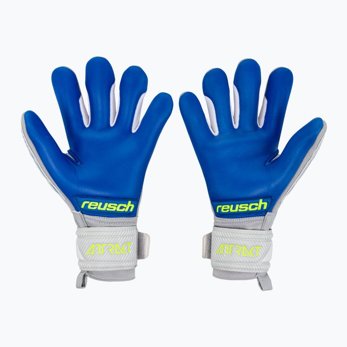 Mănuși de portar pentru copii Reusch Attrakt Grip Evolution Finger Support Junior gri 5272820 2