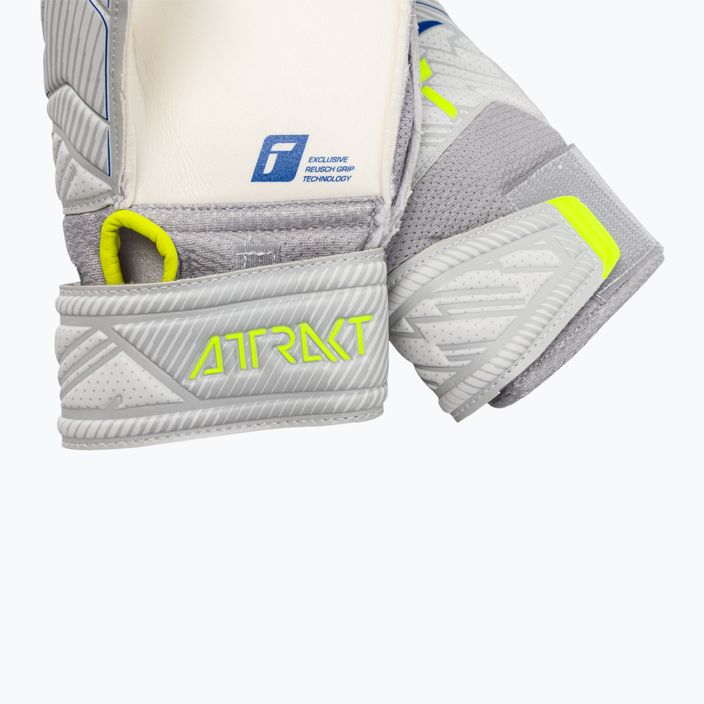 Mănuși de portar pentru copii Reusch Attrakt Grip Finger Support Junior gri 5272810 4