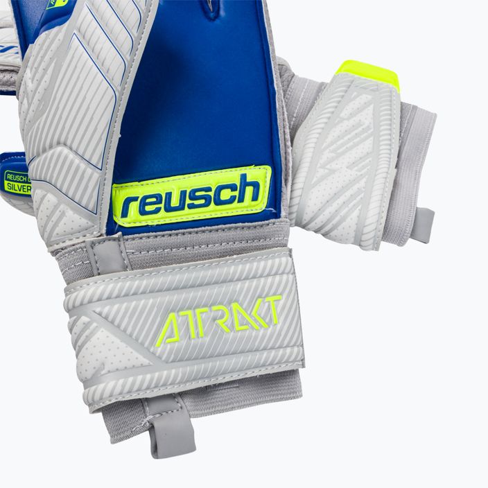 Mănuși de portar pentru copii Reusch Attrakt Silver gri pentru copii 5272215 4