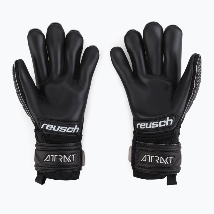 Mănuși de portar pentru copii Reusch Attrakt Infinity Finger Support negru 5272720 2