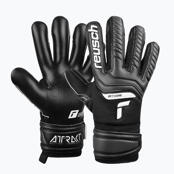 Mănuși de portar pentru copii Reusch Attrakt Infinity Junior negru 5272725-7700 4