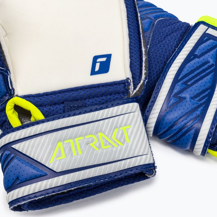 Mănuși de portar pentru copii Reusch Attrakt Solid Junior albastru 5272515-6036 4