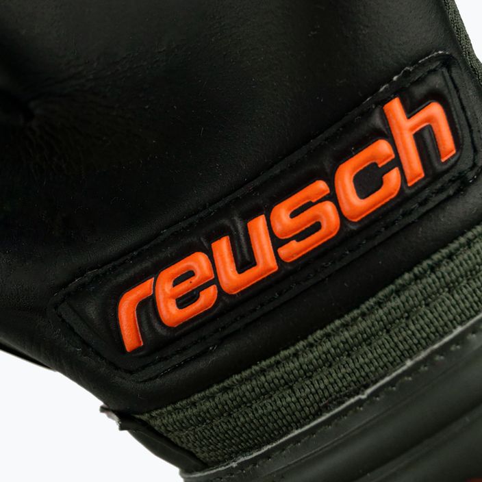 Reusch Attrakt Freegel Silver Finger Support Mănuși de portar Junior negru-verde 5372030-5555 8