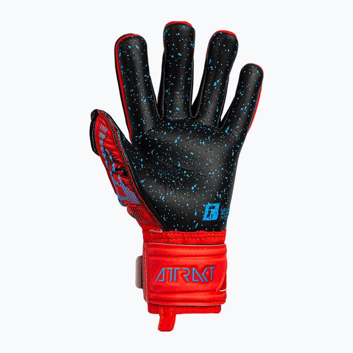 Mănuși de portar pentru copii Reusch Attrakt Fusion Finger Support Guardian Junior roșu 5372940-3333 5