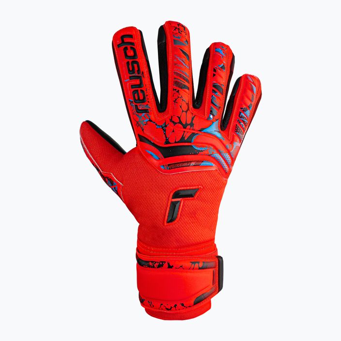 Mănuși de portar pentru copii Reusch Attrakt Grip Evolution Finger Support Junior roșu 5372820-3333 4