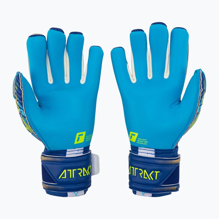 Mănuși de portar Reusch Attrakt Aqua albastru 5370439-4433 2