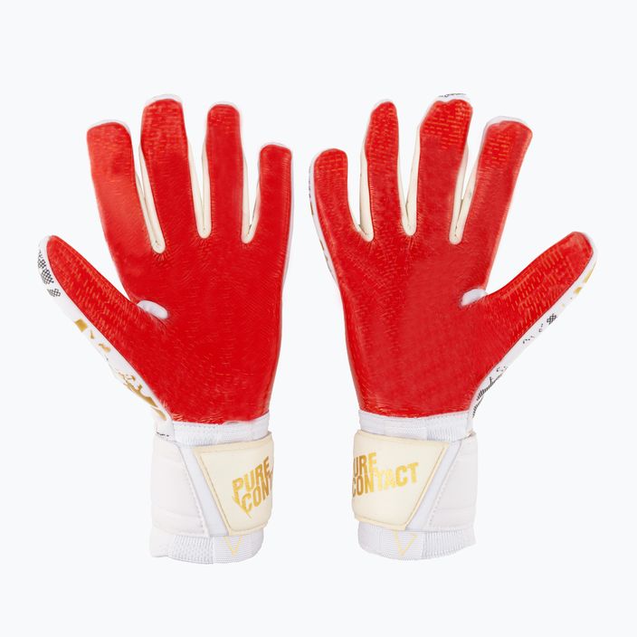 Mănuși de portar Reusch Pure Contact Gold X GluePrint alb 5370075-1011 2