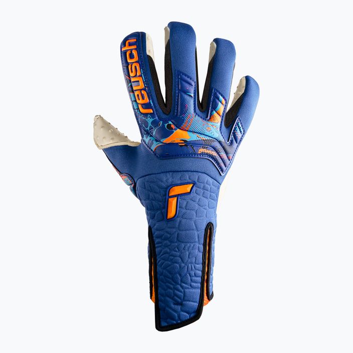 Mănuși de portar Reusch Attrakt Speedbump Strapless AdaptiveFlex albastru 5370079-4016 5