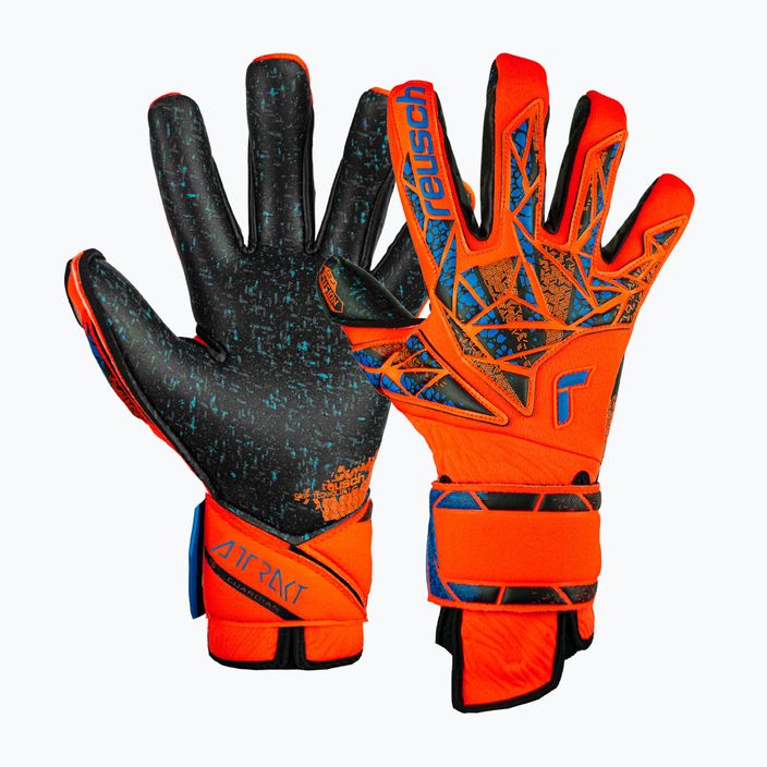 Mănuși de portar Reusch Attrakt Fusion Guardian hyper orange/electric blue/black