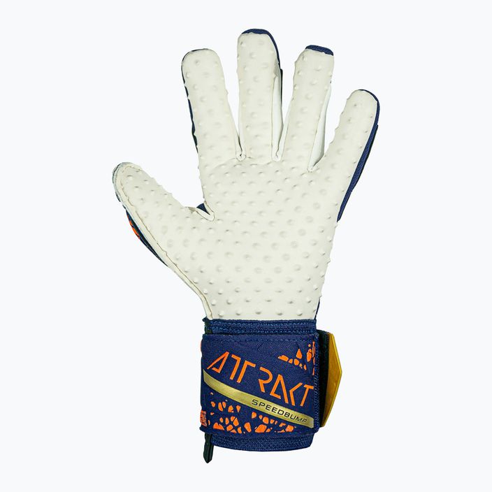 Mănuși de portar Reusch Attrakt SpeedBump premiun blue/gold 3