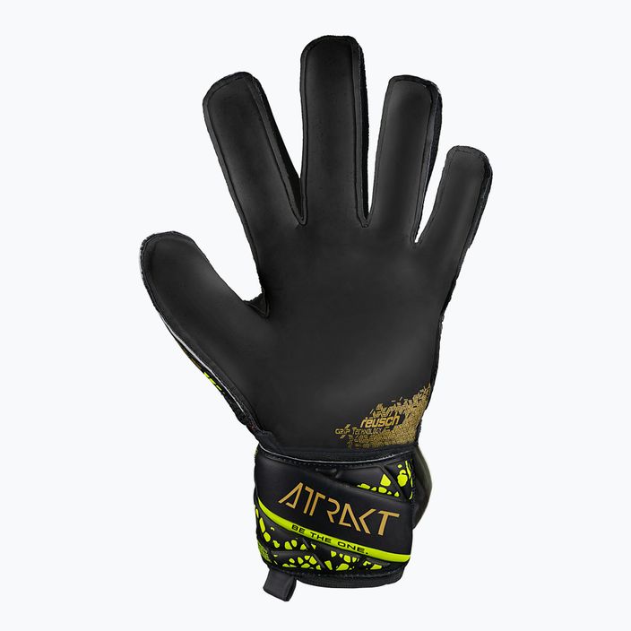 Mănuși de portar Reusch Attrakt Infinity Attrakt Infinity Finger Support negru/aur/galben/negru 3