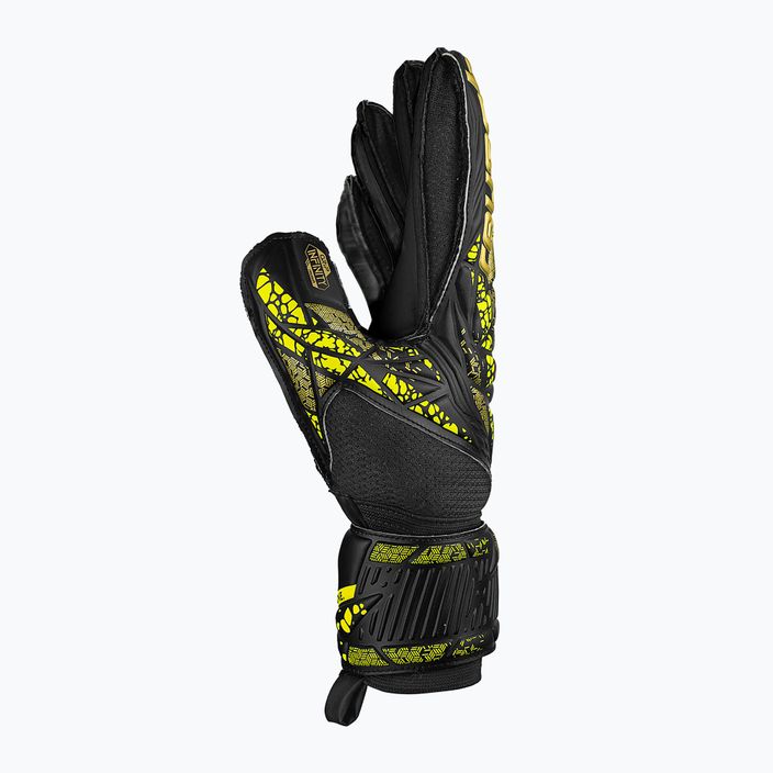 Mănuși de portar Reusch Attrakt Infinity Attrakt Infinity Finger Support negru/aur/galben/negru 4