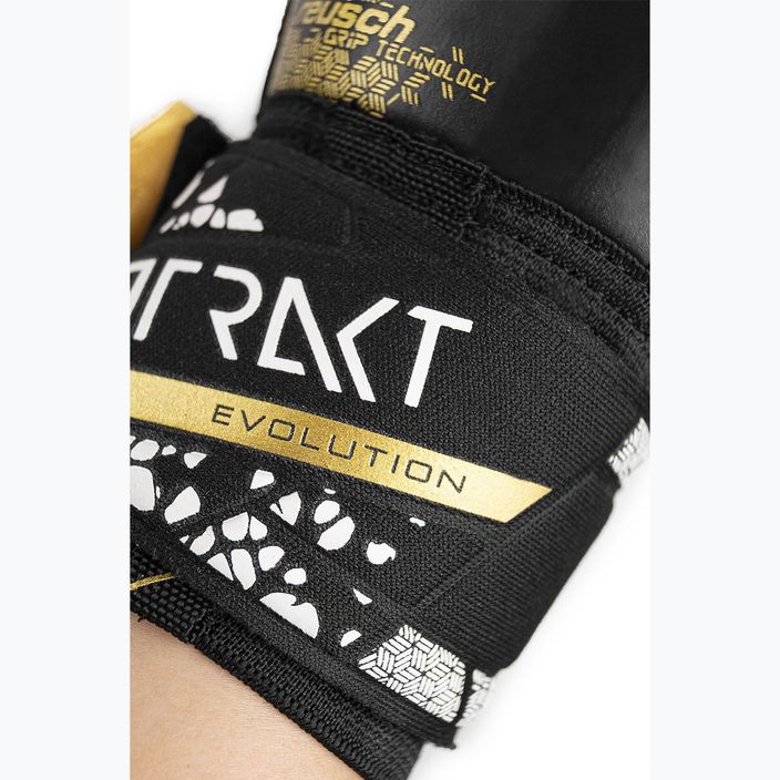 Mănuși de portar Reusch Attrakt Gold X Evolution Cut Finger Support black/gold/white/black 9