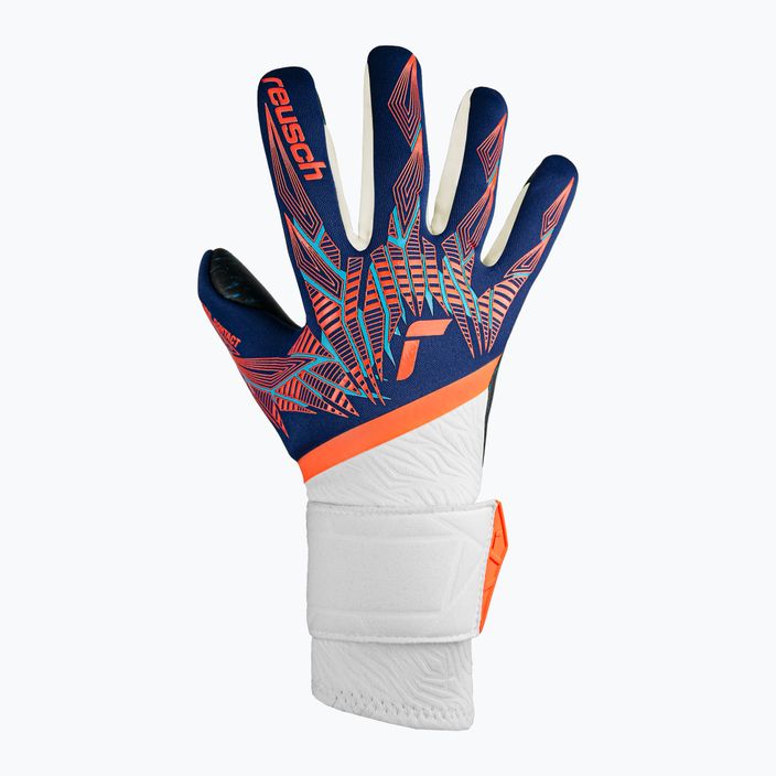 Mănuși de portar Reusch Pure Contact Fusion premium blue/electric orange/black 2