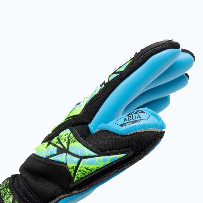 Mănuși de portar Reusch Attrakt Aqua black/fluo lime/aqua 3