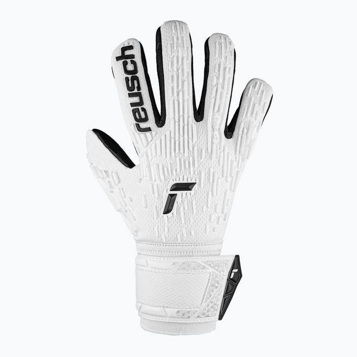 Mănuși de portar pentru copii Reusch Attrakt Freegel Silver white/black 2