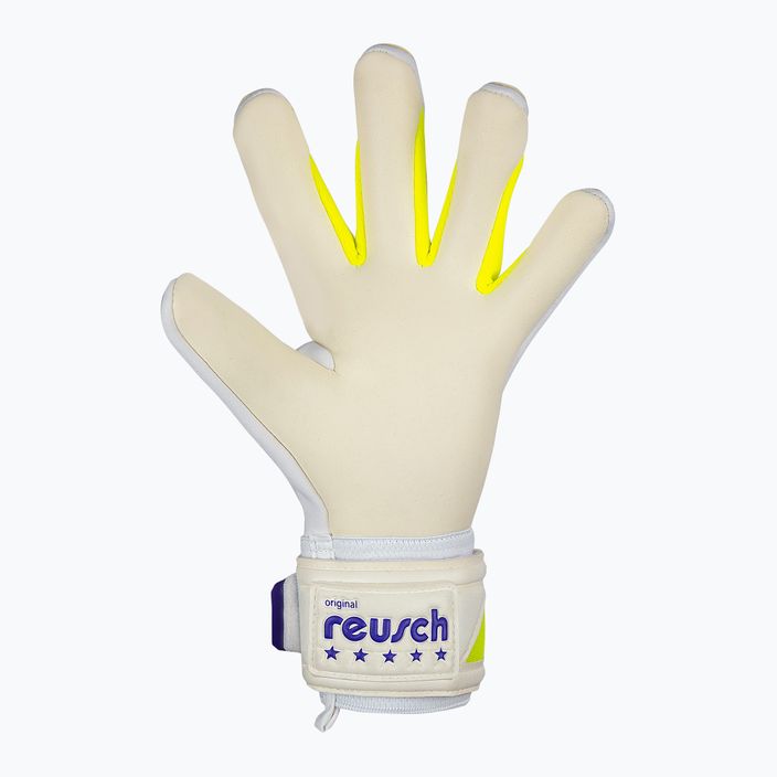 Mănuși de portar Reusch Legacy Pro Am Gold X white/purple 3