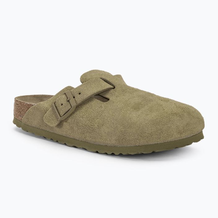 Papuci BIRKENSTOCK Boston SFB VL Narrow faded khaki