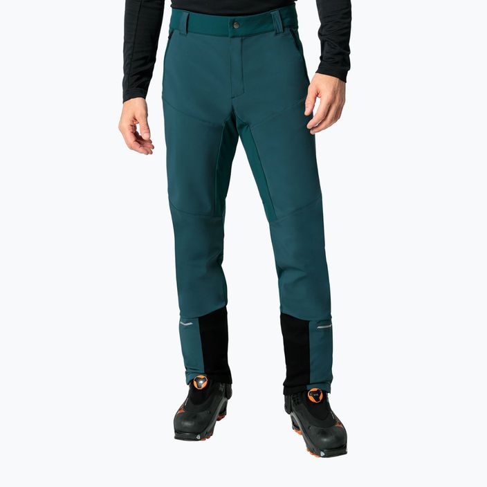 Pantaloni bărbătești softshell VAUDE Larice IV, verde mallard